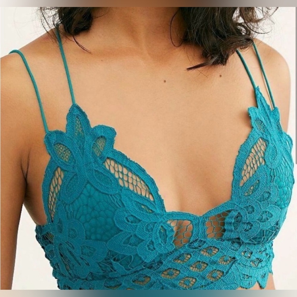 Free people Adela Teal Lace Bralette
Ba - Picture 3 of 7